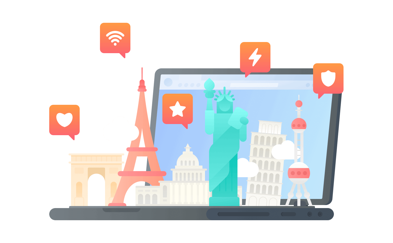 在福克兰连接到中国vpn - 云回国